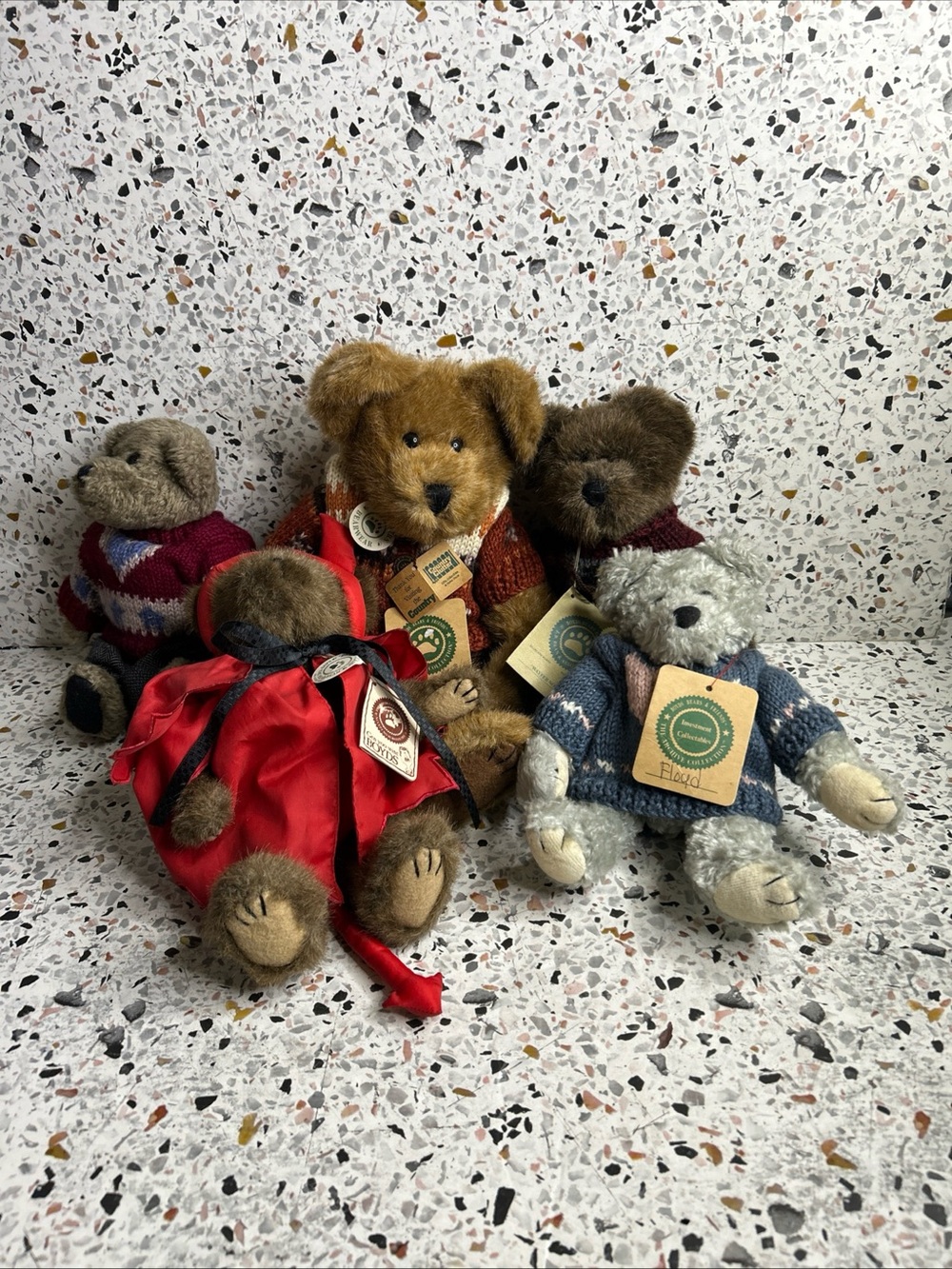Boyds Bear Devin The Devil Plush Mixed Lot of 5 Bears with Tags